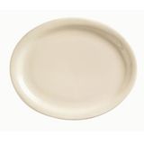 KINGSMAN WHITE PLATTER 11-1/2" NR STONEWARE CREAM WHITE 12/cs