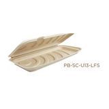 FLAT BREAD PIZZA BOX BAGASSE 13-1/2x6-1/2" NATURAL 200/cs