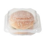 CLAMSHELL 13oz 5-1/2"sq 2-3/4h ANTI-FOG MW PLASTIC CLR 100/cs