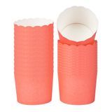 BAKING UP 6oz 2-3/4dia SCALLOP PAPER RED 200/cs