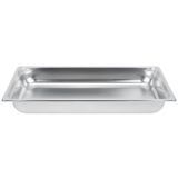Super Pan 3 1/1 GN Food Pan, 2-1/2" deep (65mm), 9 qt capacity, 22 gauge, 300 series stainless steel, NSF, Made in USA, Vollrath 90022