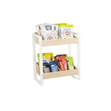 Cal-Mil 22357-15 Two Tier Organizer Blonde, 16" x 9" x 18"