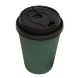 STRAW SIP LID F/ CUP 8 12 16 & 20oz PLASTIC BLACK 25/cs