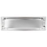 Half-long-size 1.25" deep super pan v stainless steel steam table pan, Vollrath 30512