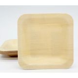 PLATE 4-1/2"sq ALPINE BIRCH WOOD 300/cs