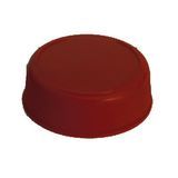 SQUEEZE BOTTLE END CAP POLYETH 2-3/4"dia INVRTATP BRN 12ea/pk