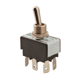 Allpoints 42-1038 Toggle Switch, on/off/on, double pole, double throw, (6) 1/4" tab terminals