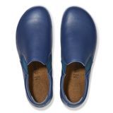 QO400 SLIP ON LEATHER NAVY SIZE 43 ASTM SLIP RESISTANT