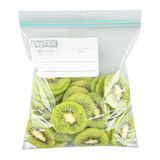 ZIP BAG 1qt 7-1/2x7" WRITE-ON PLASTIC CLEAR 25/cs