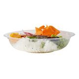 BOWL 34oz 9"dia 2"h MW PLASTIC CLEAR 100/cs