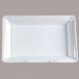TRAY CATER PLSTIC 8x10" WHITE 25/cs
