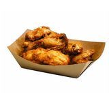 FOOD TRAY #300 KRAFT COATED 3lb 8-1/2x5-3/4x2" 500/cs