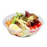 TAKEOUT BOWL 24oz 7" RND 2-1/4"h PET CLEAR 50/cs
