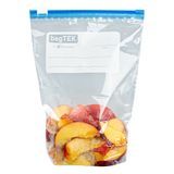 FREEZER BAG 1qt 6x2-1/4" WRITE-ON PLASTIC CLEAR 1000/cs