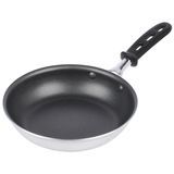 8-inch Wear-Ever aluminum fry pan with CeramiGuard II nonstick coating and TriVent silicone handle, Vollrath 67928