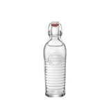 OFFICINA BORMIOLI BOTTLE 40oz 12-1/4"h EMBOSSED GLASS 6ea/cs