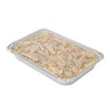 LID DOME F/ 4lb FOIL PAN 12x8" OBLONG PET CLEAR 100/cs