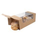 CAKE BOX 9-3/4x4-3/4" WINDOW PAPER GREEN CAMO 100/cs