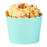 BAKING CUP 3oz 2-1/2"dia MINI SCALLOP PAPER TURQUOISE 200/cs