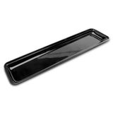 DELFIN SERV & DISPLAY TRAY 30x8" BLACK ACRYLIC 6/cs