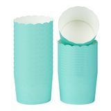 BAKING UP 6oz 2-3/4dia SCALLOP PAPER TURQUOISE 200/cs