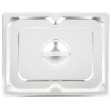 Half-size super pan 3 solid stainless steel cover, Vollrath 93200
