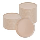 PLATE 8-1/2"dia 1/2"h MODERNA PLASTIC PINK 200/cs