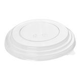 LID F/ TAKEOUT CONTAINER 25oz 6"dia PET CLEAR 200/cs