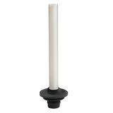 Krowne 23-150 Universal Overflow Pipe, for bar sinks, fits 1", 1-1/4" & 1-1/2" drains, plastic