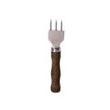 PITCHFORK ICE PICK 3 PRONGED S/S WOOD HANDLE