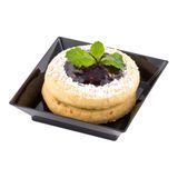 MODERN PLATE 2-1/2"sq POLYSTYRENE BLACK 100/cs