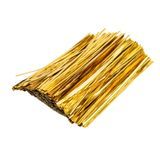 TWIST TIE 6"l PET GOLD 500/cs