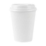 LID F/ COFFEE CUP 8 12 16 & 20oz PLS GLOSSY WHITE 500/cs