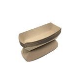 HOT DOG TRAY 7" KRAFT 7x3.25x1.5" NATURAL 1000/cs