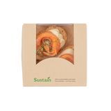 TAKEOUT W/ WINDOW 11oz 4"sq SM CMPST PLA LINING KRAFT 50/cs