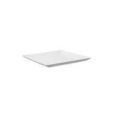 BIO'N'CHIC PLATE 7x7" SQUARE CMPST SUGARCANE WHITE 100/cs