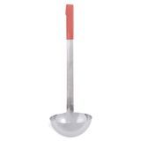 LADLE 8 OZ WITH ORANGE KOOL HANDLE