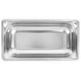Third-size 2 -inch-deep Super Pan 3 stainless steel steam table pan, Vollrath 90322
