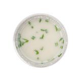 FLAT LID F/ PORTION CUP 1/4"h 3-1/4"dia PET CLEAR 100/cs
