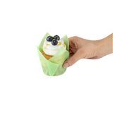 BAKING CUP 4oz 3-1/4"dia TULIP PAPER GREEN 200/cs