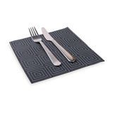 NAPKIN 15-3/4"sq PAPER GRECO BLACK 600/cs