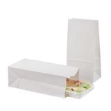 BAG PAPER 6x4x11-3/4" 8lb WHITE 100/cs