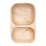 BOWL 6"X11" 2-COMPARTMENT COMPOSTABLE (200)