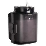 DISPENSER F/CENTER PULL WET WIPE WALL MOUNT BLACK