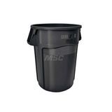 TRASH CAN BRUTE 32gal 27-1/4"h 22"dia EXECUTIVE BLACK 6ea/cs