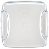 Commercial foodservice essential, camsquare food container 4qt pc freshpro clear/green 6ea/cs for organized prep and service, Cambro 4SFSPROCW135