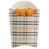 FRY CUP 4oz 4-3/4x3-1/2x5" PAPER PLAID 100/cs