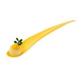 DECO PARTY SPOON 8"l PLASTIC YELLOW 500/cs