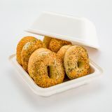 LID BAGASSE NO PFAS CMPST WHT F/ BOWL 128oz 10" SQ 100/cs