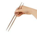 CHOPSTICKS CONTOUR &PAPER BAND 9-1/2" BAMBOO BROWN 1000/cs